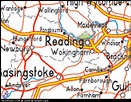 Map of Reading, England, UK Map, UK Atlas