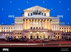 Grand Theater building (1833), Theater Square, Warsaw, Masovia province ...