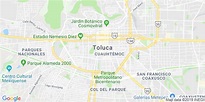 Mapa de Toluca, Mexico - Mapa de Mexico
