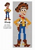 Woody Pixel Art Dibujos En Cuadricula Punto De Cruz Dibujos Pixelados ...