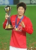 YOKOHAMA, JAPAN - DECEMBER 21: Ji-Sung Park of Manchester United poses ...