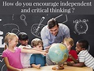 How Can Teachers Encourage And Promote Critical Thinking Among Their ...