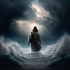 Jesus Walking on the Water During the Storm Canvas, Metal, Acrylic, or ...