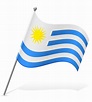 Bandera de Uruguay ilustración vectorial 514620 Vector en Vecteezy