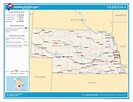 Printable Map Of Nebraska