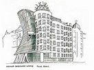 Prague 2001, Frank Gehry | Architecture drawing, Frank gehry sketch ...