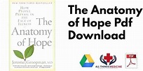 The Anatomy of Hope PDF Download Free
