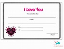 Free Printable Love Certificates