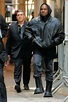 Kanye West Dons Runway Combat Boots With Leather Jacket At Balenciaga ...