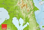 Physical Map of Rizal