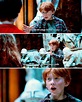 Weasley is our king, hermione takes the queen side castle and he ...