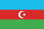 Bandera de azerbaiyán | Vector Premium