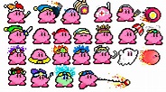 Kirby updated sprites | Pixel Art Maker