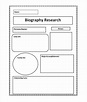 Free Biography Template For Students - PRINTABLE TEMPLATES