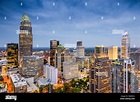 Uptown Skyline von Charlotte, North Carolina, USA Stockfotografie - Alamy
