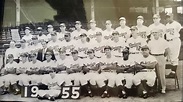 1955 Brooklyn Dodgers World Series Champions team photo taken at Ebbets ...