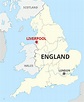 Liverpool On The Map Of England - Liverpool Fan Art (41420414) - Fanpop