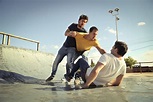 Premium Photo | Young men fighting