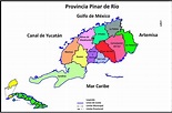 Blog de Biologia: Mapa de la provincia de Pinar del Rio, Cuba