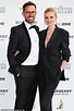 Lara Stone and her husband David Grievson attend The National Gallery's ...