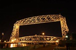 Aerial Lift Bridge at Night - Duluth, MN [OC] [5616x3744 ...