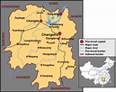 Changsha Map, Map of Changsha, Changsha city map