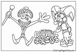 The Amazing Digital Circus Coloring Pages - Coloring Pages For Kids And ...