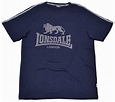 Lonsdale London T-Shirt 2 Streifen Löwen Logo - Lonsdale Shop - 595036ng