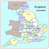 Map Of England Showing Counties And Towns | Petermartens