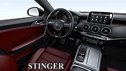 2018 Kia Stinger GT Interior red nappa leather - YouTube