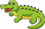 Crocodile Cartoon Colored Clipart Illustration 6458044 Vector Art at ...