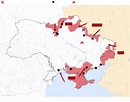 Los mapas del inicio de la guerra en Ucrania: la ofensiva rusa hasta el ...