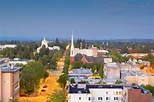 Salem, Oregon, USA Downtown City Skyline Stock Image - Image of evening ...