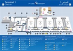 Dubai Airport Map (DXB) - Printable Terminal Maps, Shops, Food ...