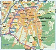 Map of Salzburg (City in Austria) | Welt-Atlas.de