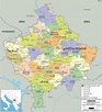 Detailed Political Map of Kosovo - Ezilon Maps