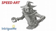 How to Draw Scarecrow from Batman (Speed Art) - YouTube