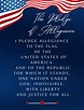 31 Pledge of Allegiance Words Printable - 24hourfamily.com