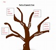 Parts of Speech Tree by Curriculum Journey | TPT