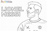 Dibujos de Lionel Messi para Colorear
