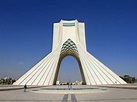 The Azadi Tower marks the entrance to the capital city. | Visit iran ...