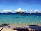 Dead Man's Beach, Peter Island, British Virgin Islands, facing the ...