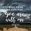 I Will Fear No Evil Bible Verse