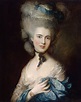 Portrait d'une dame en bleu de Thomas Gainsborough