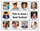 Feeling Faces: This is how I feel today! Chart and Template - National ...