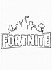 Dibujos para colorear Logo de Fortnite | Dibujosparaimprimir.es