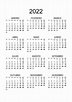 Calendário 2022 – calendarios365.su