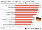 Infografik: Diese Themen sind wichtig bei der Bundestagswahl | Statista