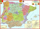 Mapa Portugal Espanha Península Ibérica Enrolado 120x90 Cm - R$ 23,50 ...