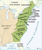 Las 13 colonias americanas | 13 colonias, Virginia, Carolina del norte